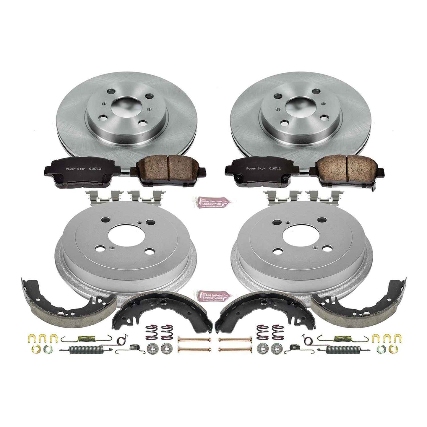 PowerStop Power Stop 01-05 Toyota Echo Front & Rear Autospecialty Brake Kit KOE15204DK