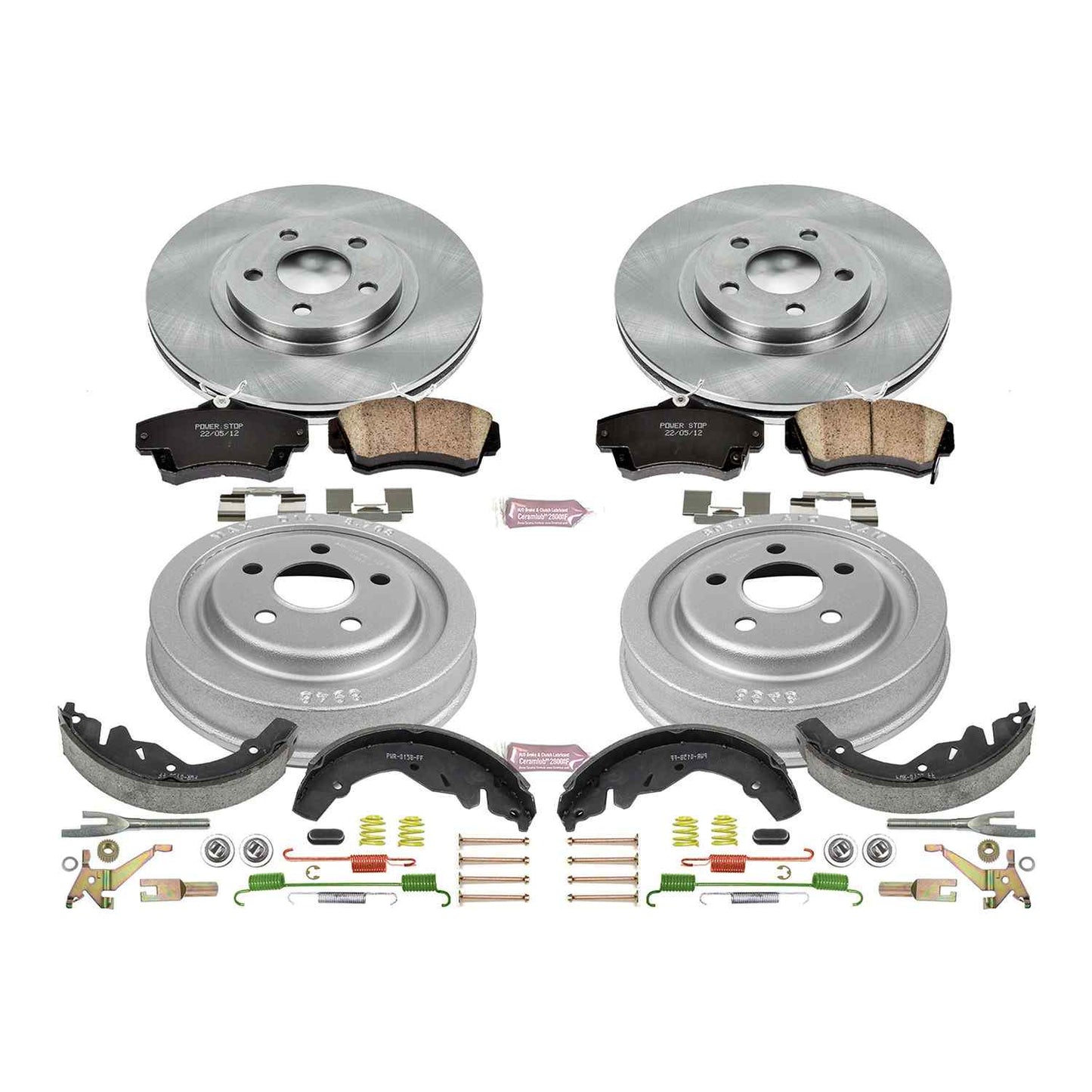 PowerStop Power Stop 01-03 Chrysler PT Cruiser Front & Rear Autospecialty Brake Kit KOE15208DK