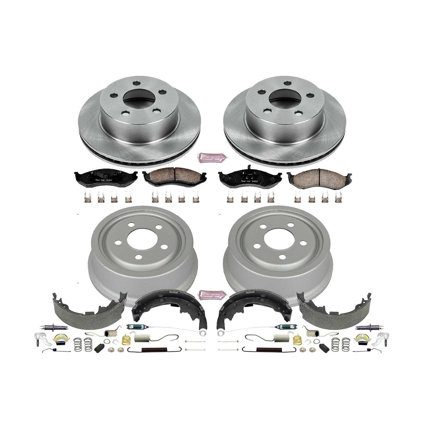 PowerStop Power Stop 01-06 Jeep Wrangler Front & Rear Autospecialty Brake Kit KOE15215DK