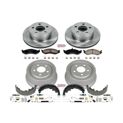PowerStop Power Stop 01-06 Jeep Wrangler Front & Rear Autospecialty Brake Kit KOE15215DK