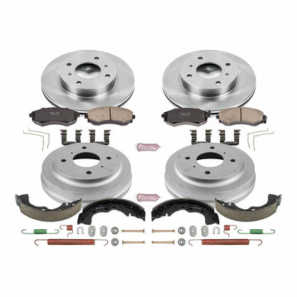 PowerStop Power Stop 02-06 Nissan Sentra Front & Rear Autospecialty Brake Kit KOE15217DK