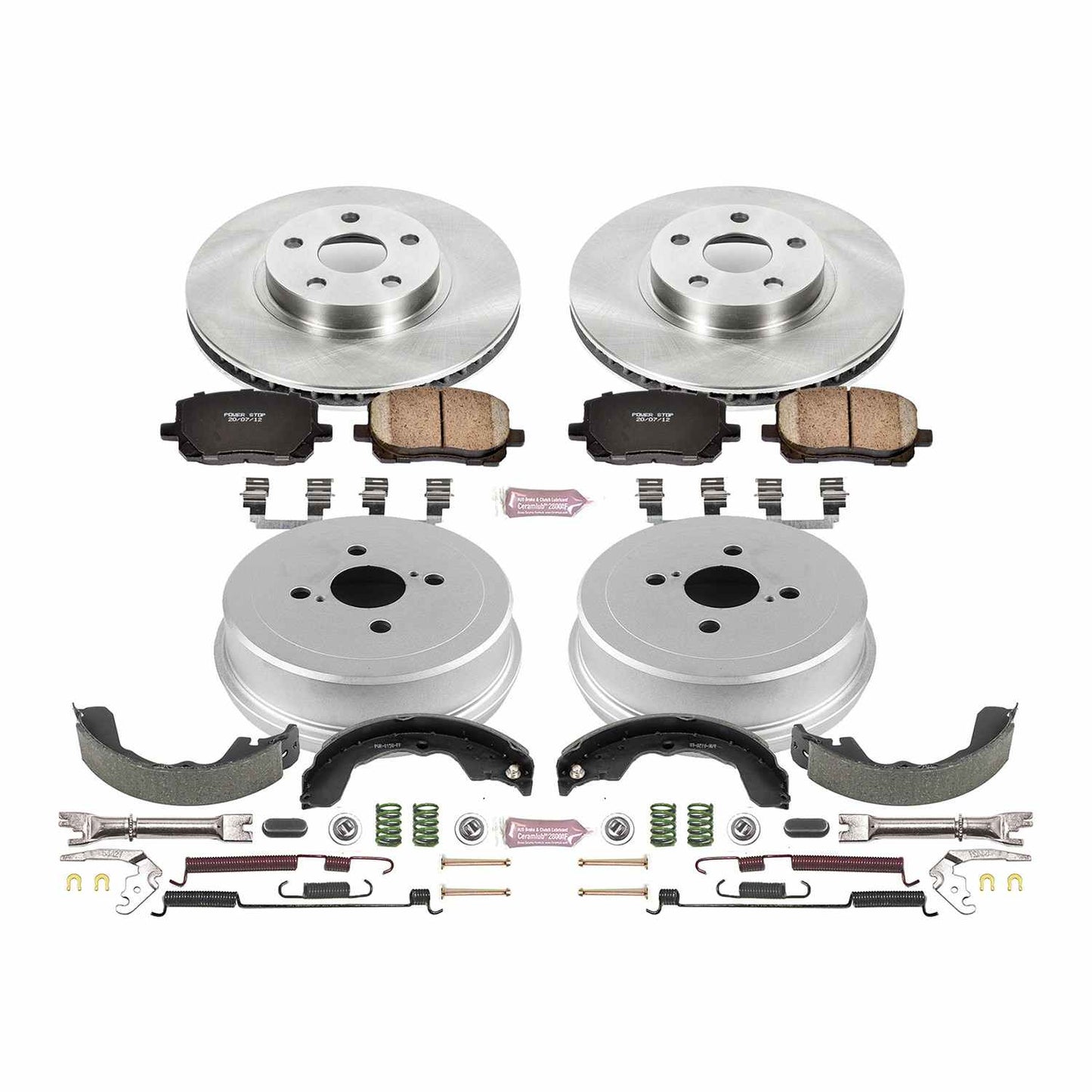 PowerStop Power Stop 03-08 Pontiac Vibe Front & Rear Autospecialty Brake Kit KOE15220DK