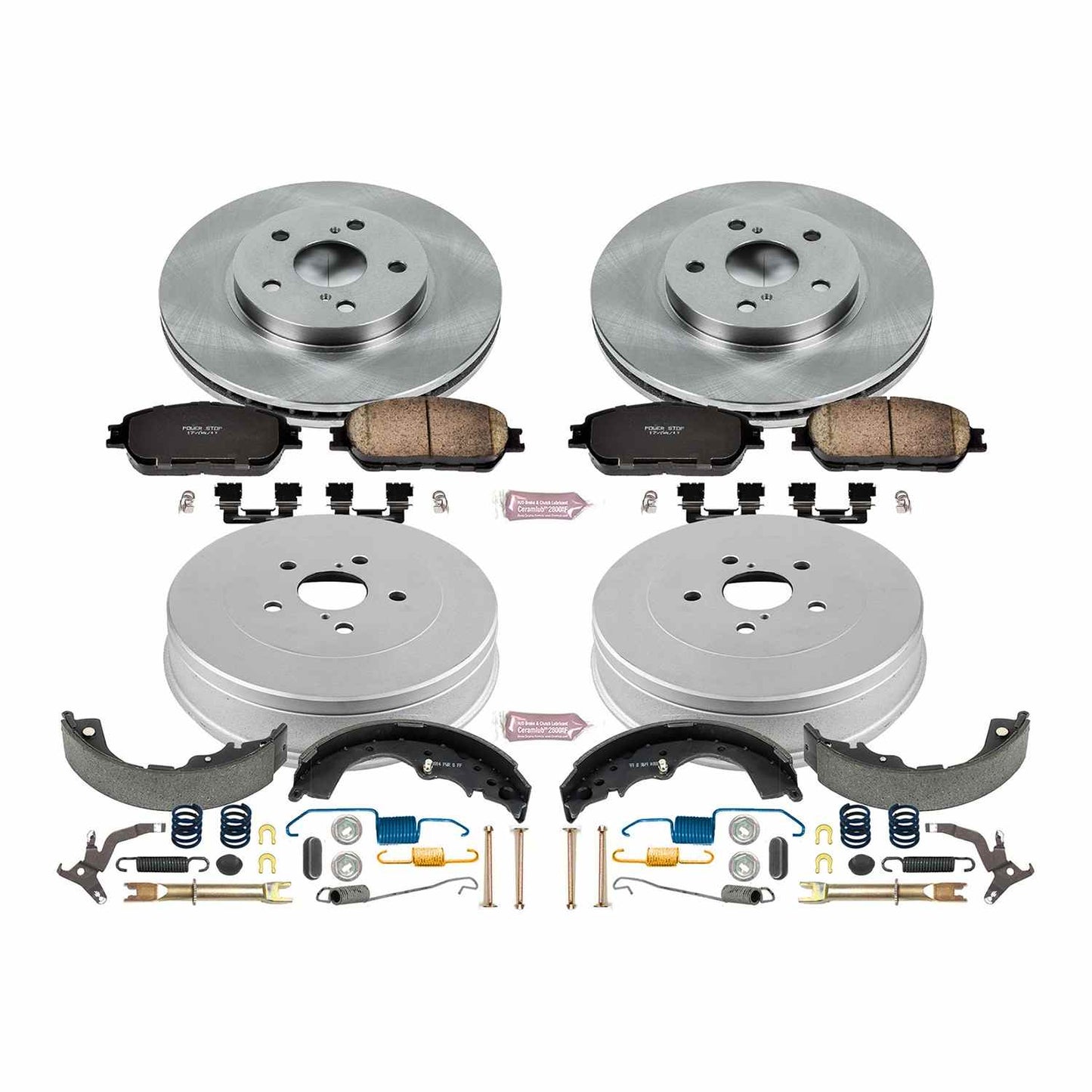 PowerStop Power Stop 04-10 Toyota Sienna Front & Rear Autospecialty Brake Kit KOE15230DK