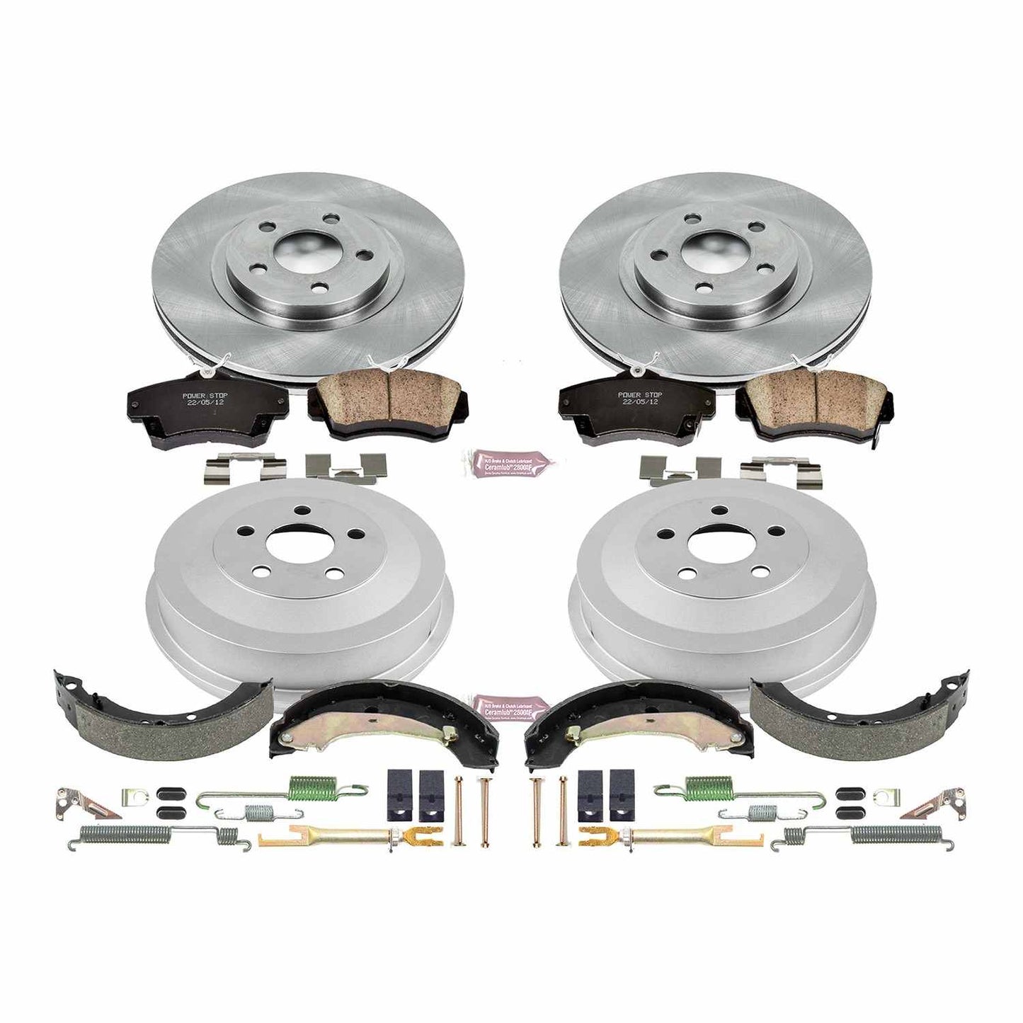 PowerStop Power Stop 04-09 Chrysler PT Cruiser Front & Rear Autospecialty Brake Kit KOE15232DK