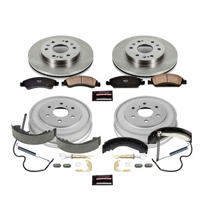 PowerStop Power Stop 07-08 Chevrolet Silverado 1500 2WD Front & Rear Autospecialty Brake Kit KOE15238DK