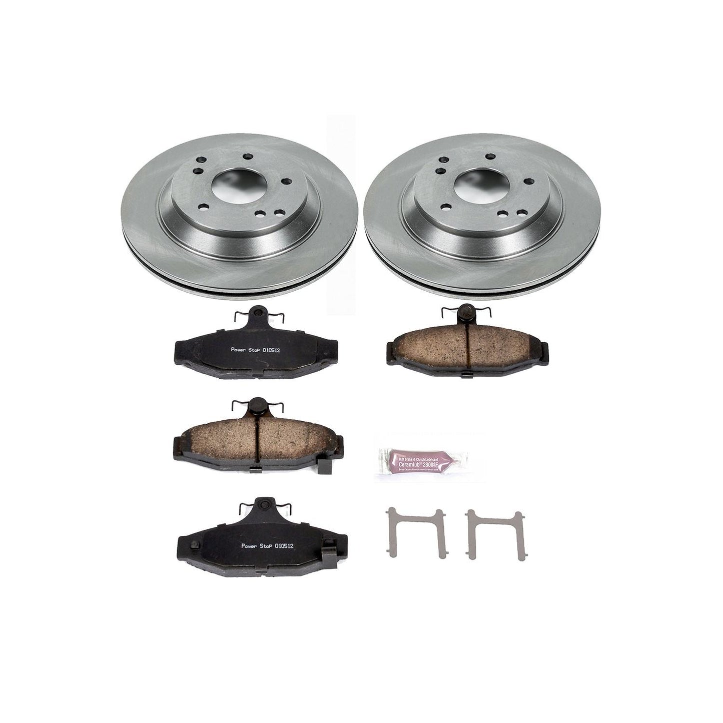 PowerStop Power Stop 88-96 Chevrolet Corvette Rear Autospecialty Brake Kit KOE1523