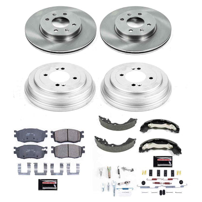PowerStop Power Stop 06-11 Hyundai Accent Front & Rear Autospecialty Brake Kit KOE15240DK