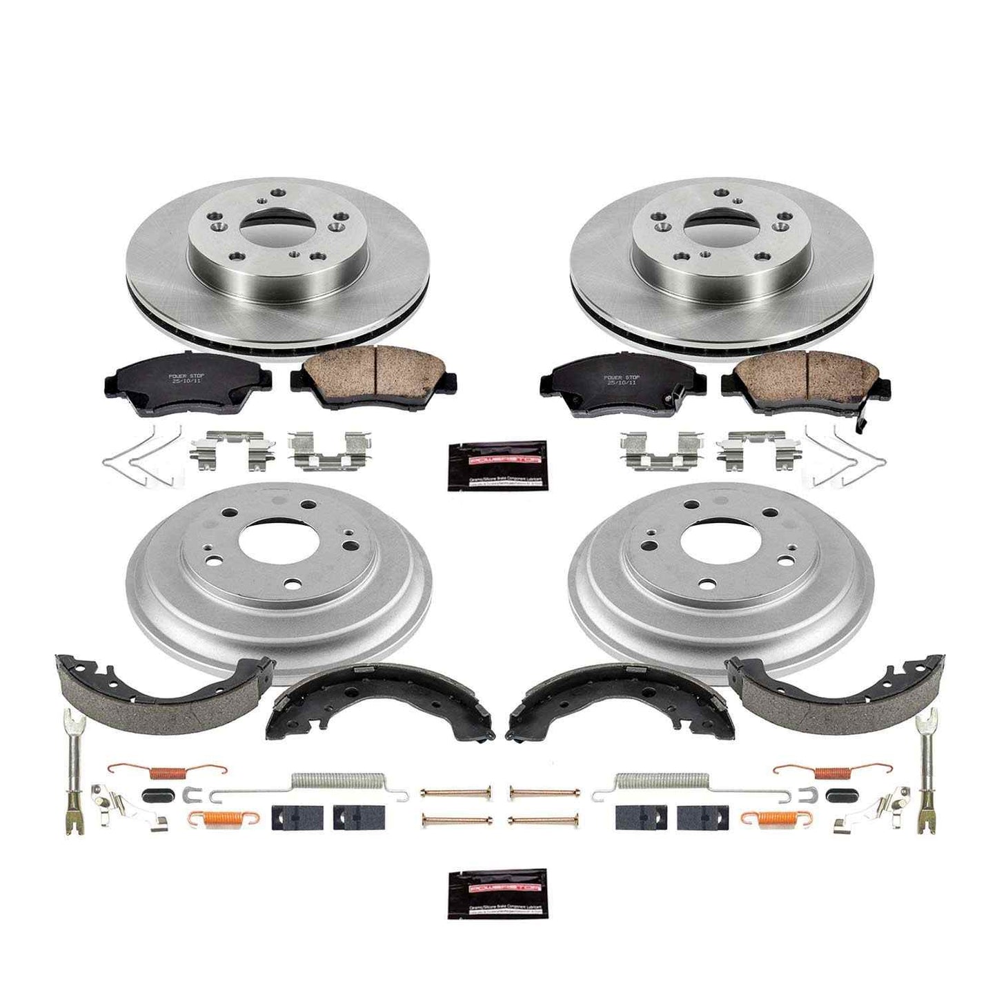 PowerStop Power Stop 13-15 Honda Civic Sedan Front & Rear Autospecialty Brake Kit KOE15244DK
