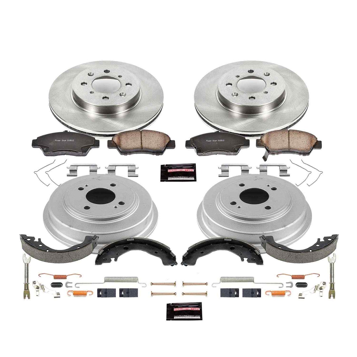 PowerStop Power Stop 09-12 Honda Fit Front & Rear Autospecialty Brake Kit KOE15245DK