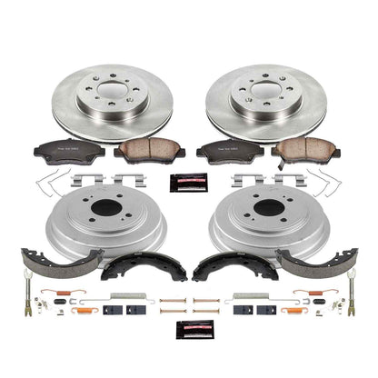 PowerStop Power Stop 09-12 Honda Fit Front & Rear Autospecialty Brake Kit KOE15245DK