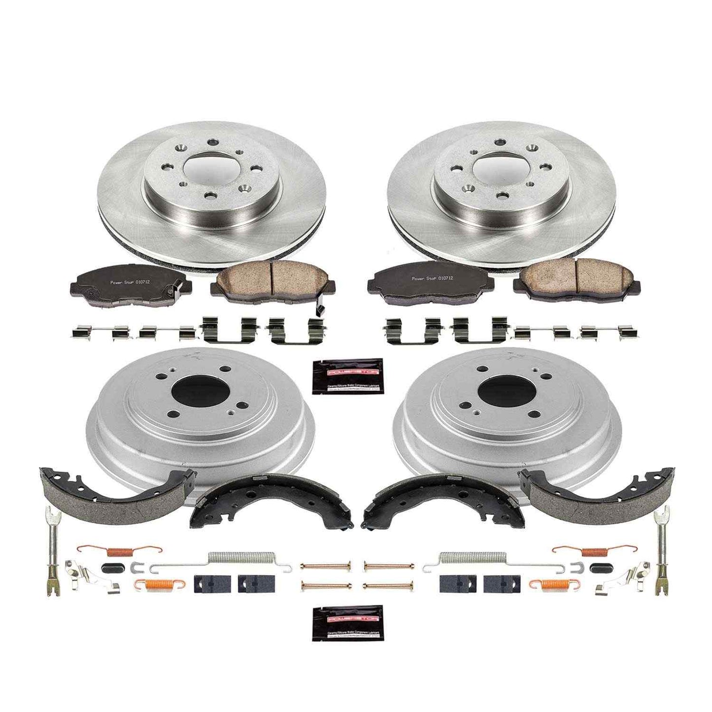 PowerStop Power Stop 10-14 Honda Insight Front & Rear Autospecialty Brake Kit KOE15247DK