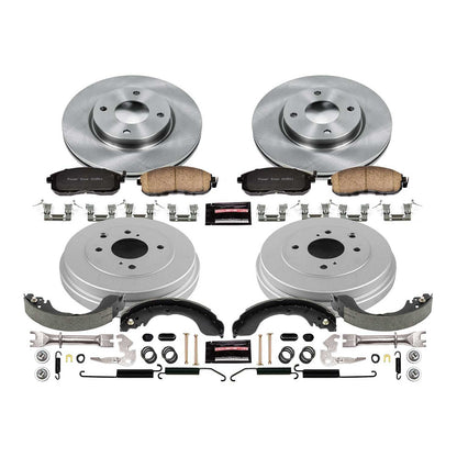PowerStop Power Stop 10-14 Nissan Cube Front & Rear Autospecialty Brake Kit KOE15252DK
