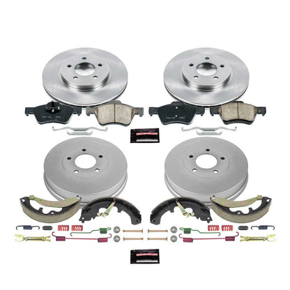 PowerStop Power Stop 10-12 Ford Escape Front & Rear Autospecialty Brake Kit KOE15258DK