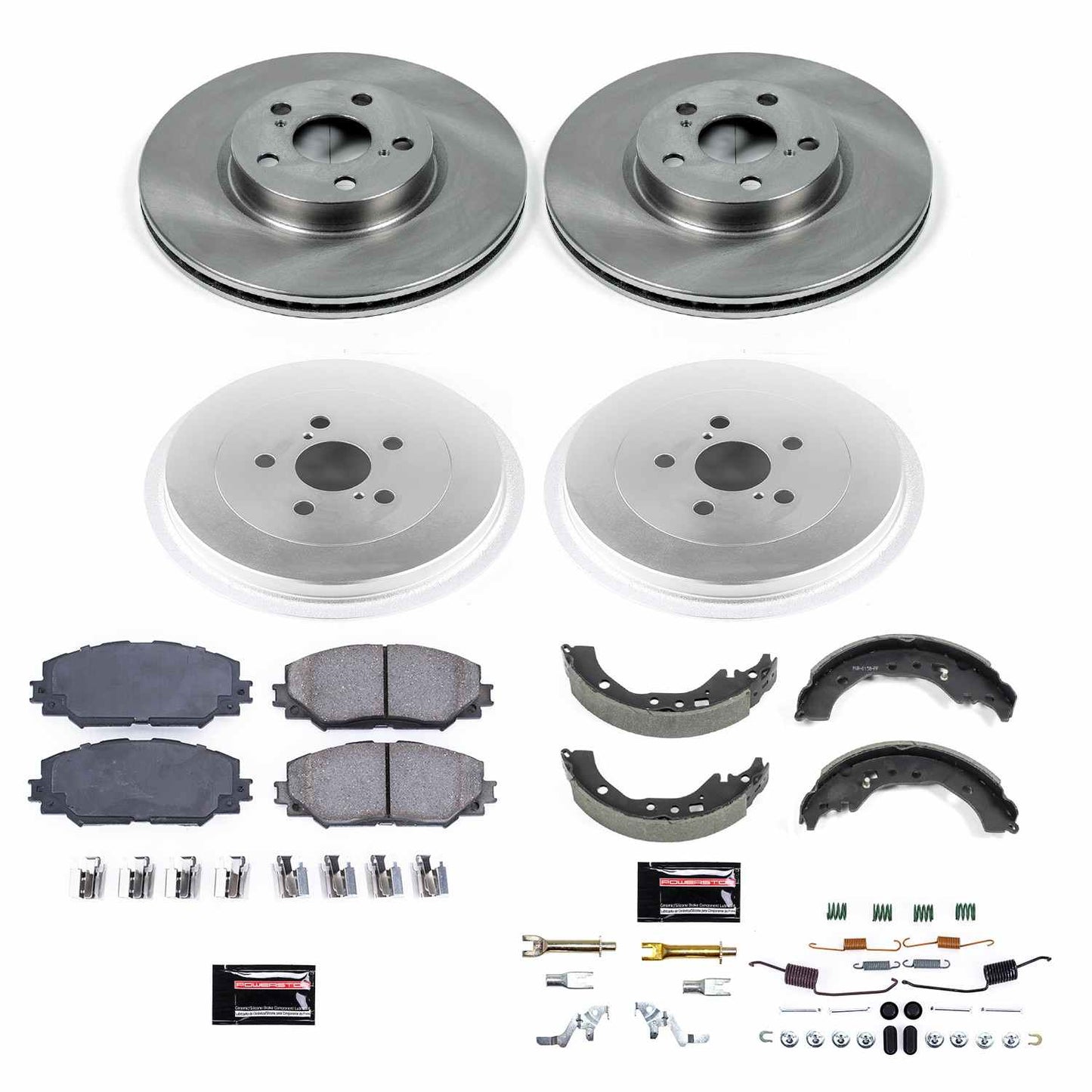 PowerStop Power Stop 09-18 Toyota Corolla Front & Rear Autospecialty Brake Kit KOE15260DK