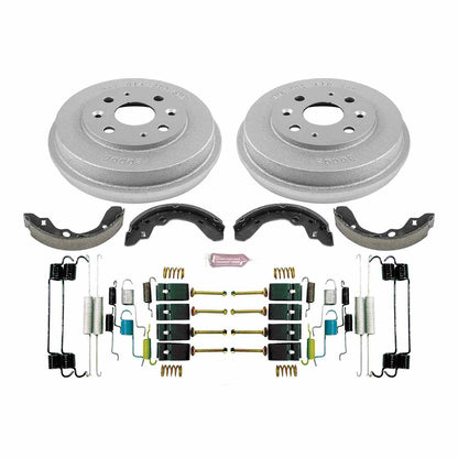 PowerStop Power Stop 93-96 Ford Escort Rear Autospecialty Drum Kit KOE15324DK