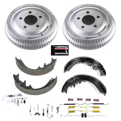 PowerStop Power Stop 92-01 Jeep Cherokee Rear Autospecialty Drum Kit KOE15327DK