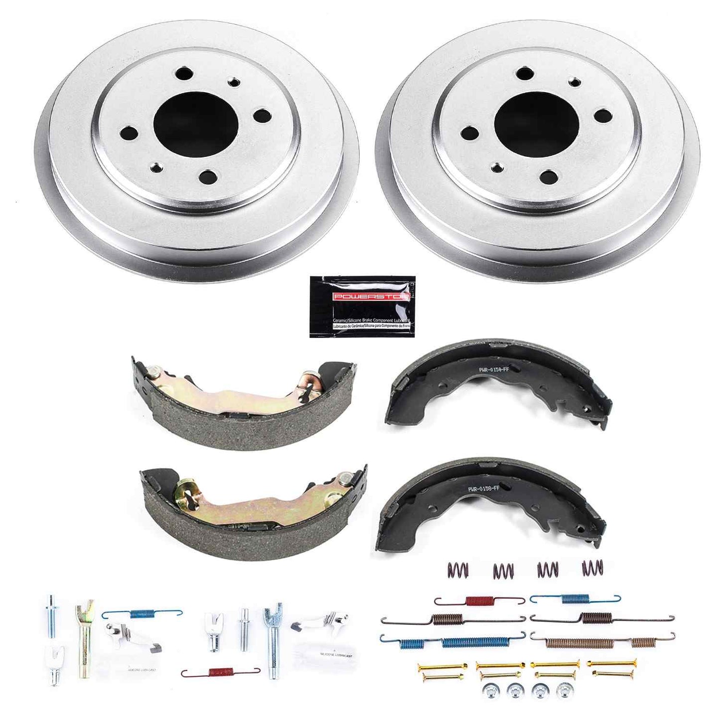 PowerStop Power Stop 04-05 Hyundai Accent Rear Autospecialty Drum Kit KOE15336DK