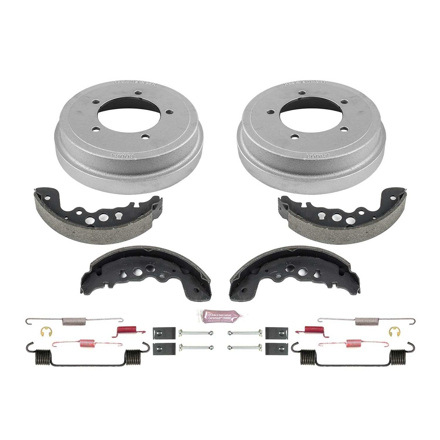 PowerStop Power Stop 02-04 Chevrolet Tracker Rear Autospecialty Drum Kit KOE15355DK