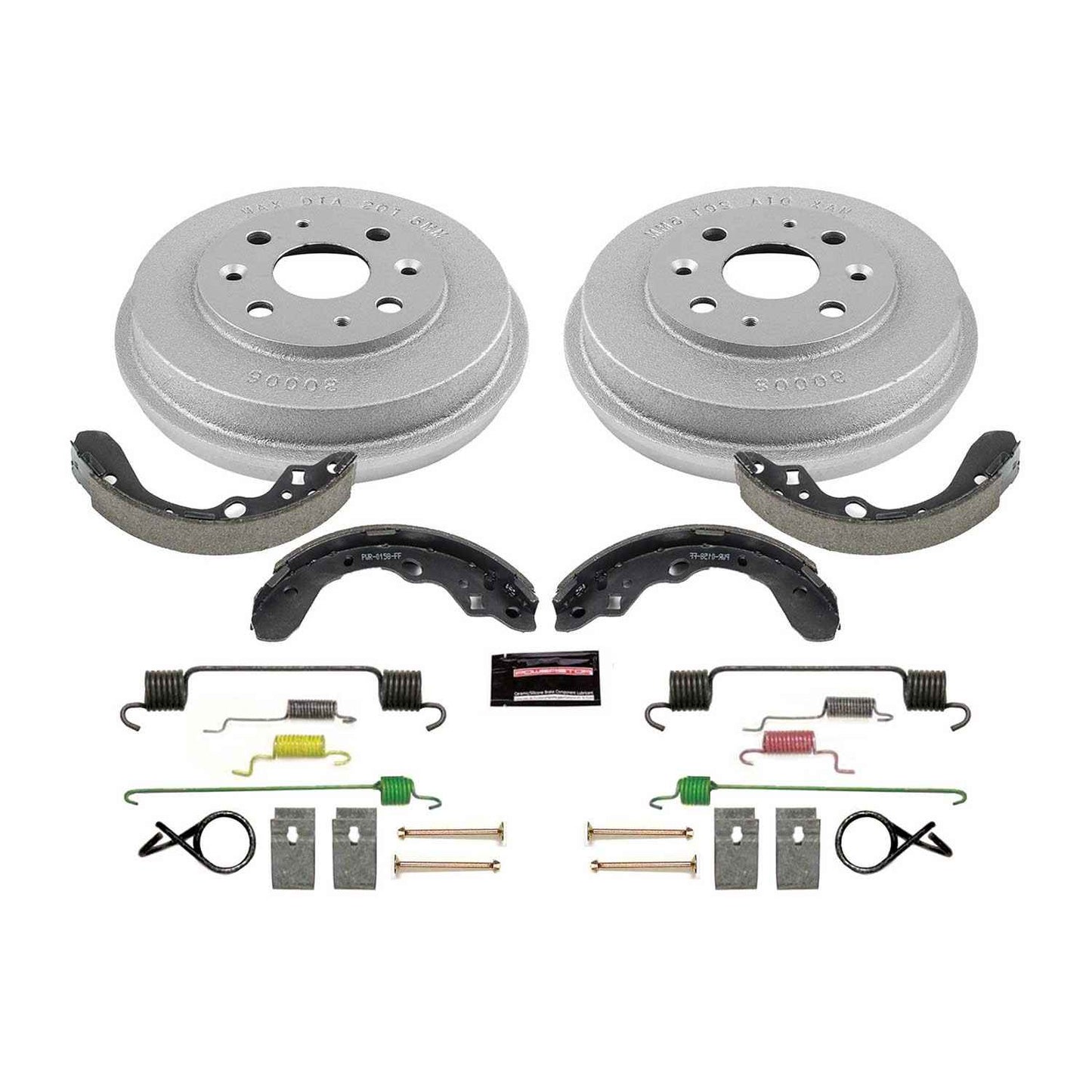 PowerStop Power Stop 99-03 Mazda Protege Rear Autospecialty Drum Kit KOE15357DK