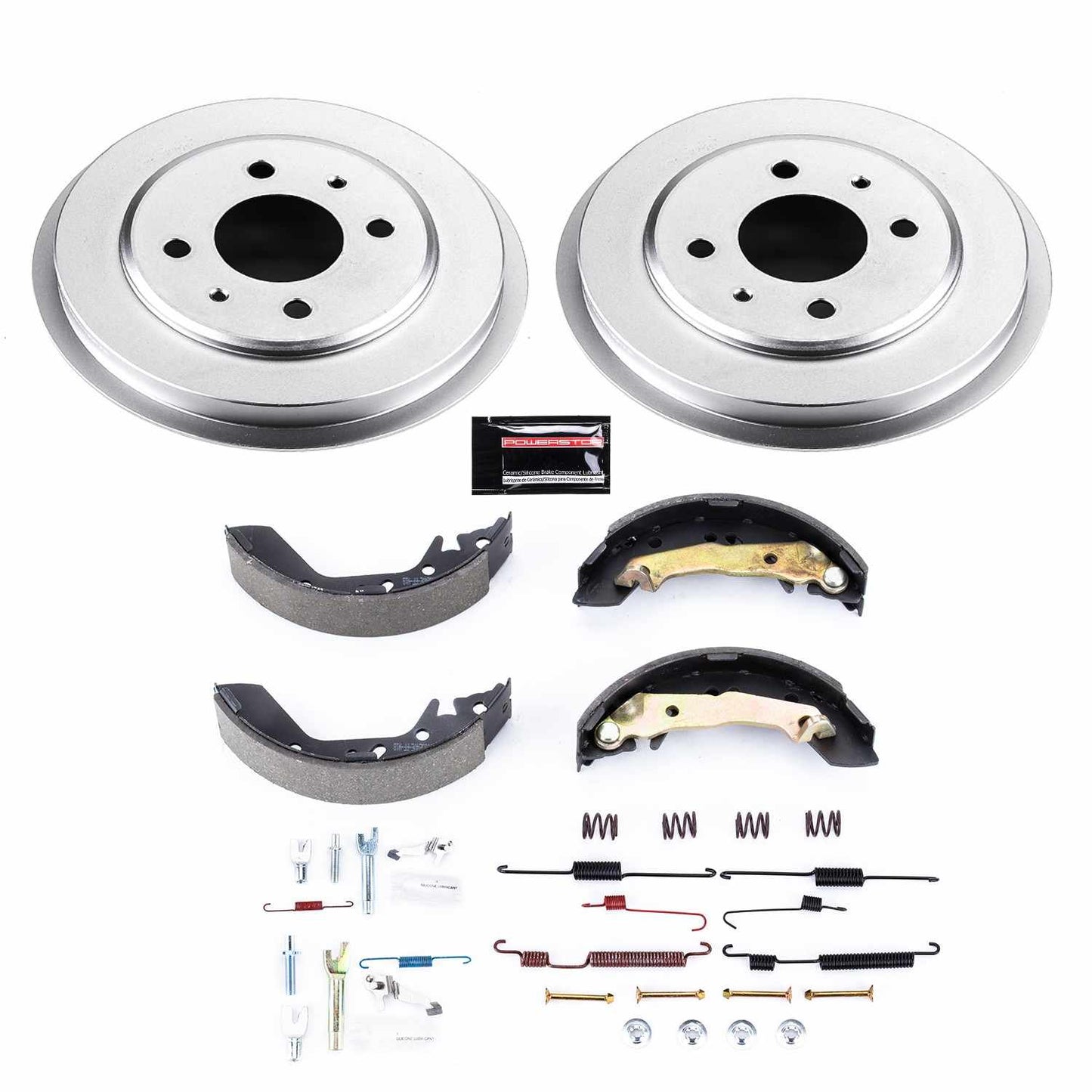 PowerStop Power Stop 2003 Hyundai Accent Rear Autospecialty Drum Kit KOE15362DK