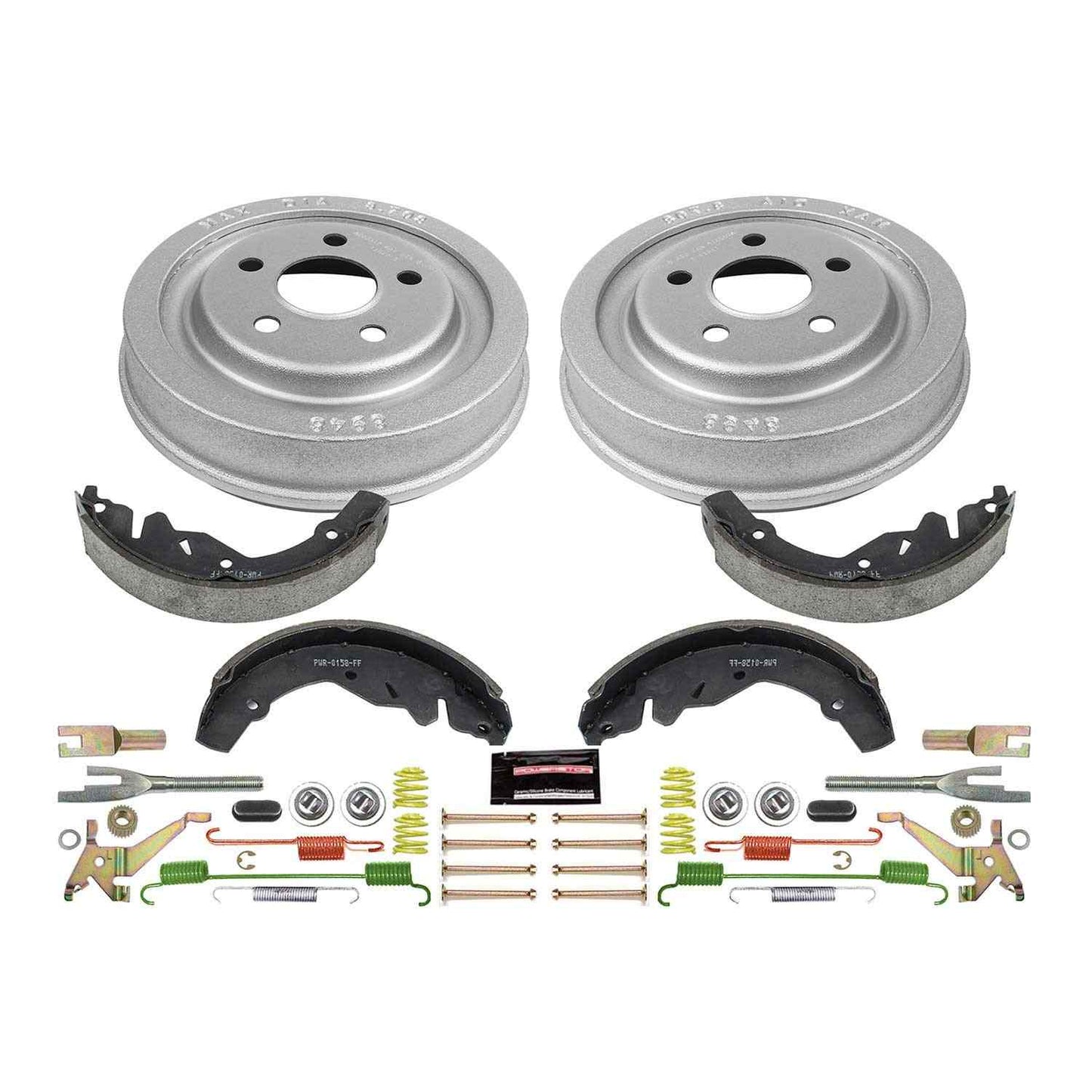 PowerStop Power Stop 01-03 Chrysler PT Cruiser Rear Autospecialty Drum Kit KOE15370DK