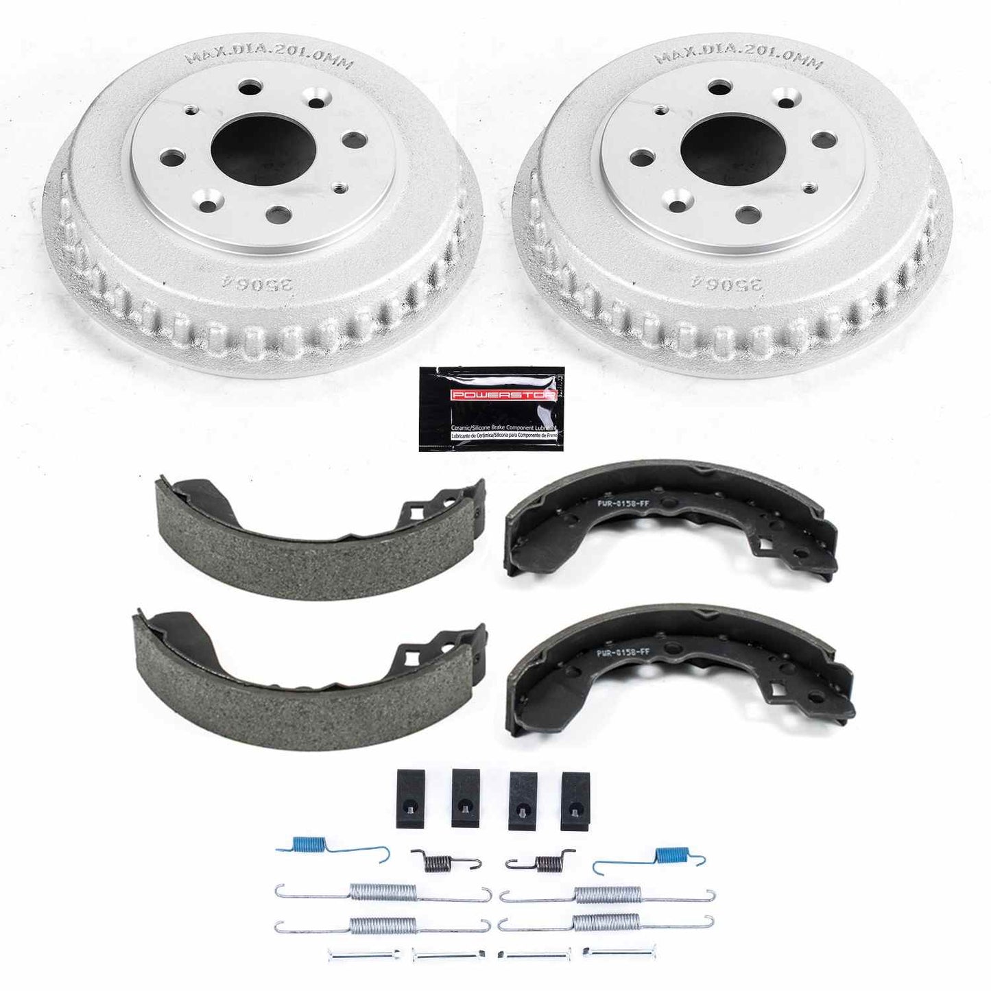 PowerStop Power Stop 94-01 Kia Sephia Rear Autospecialty Drum Kit KOE15372DK