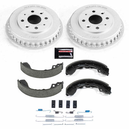 PowerStop Power Stop 94-01 Kia Sephia Rear Autospecialty Drum Kit KOE15372DK
