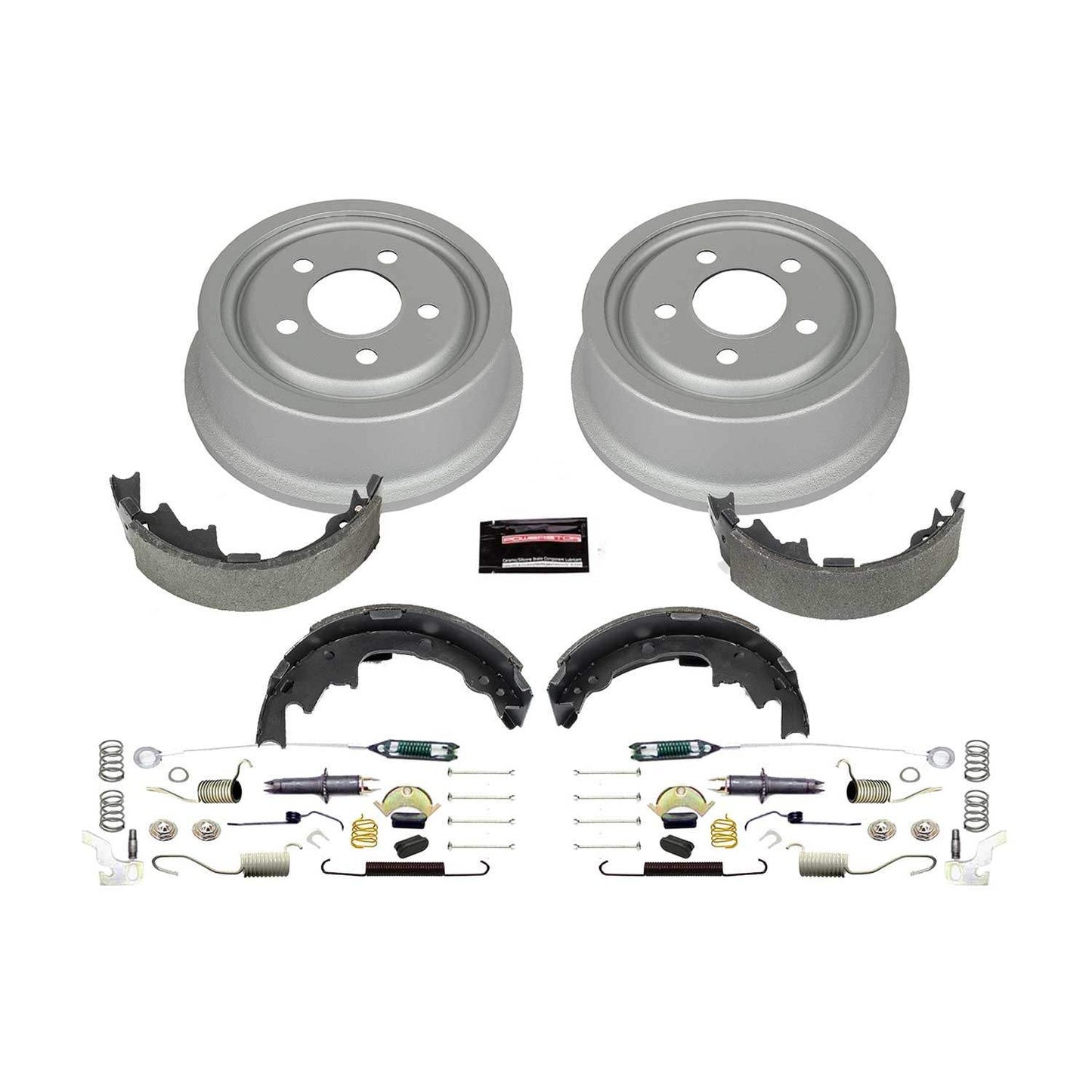 PowerStop Power Stop 01-06 Jeep Wrangler Rear Autospecialty Drum Kit KOE15374DK