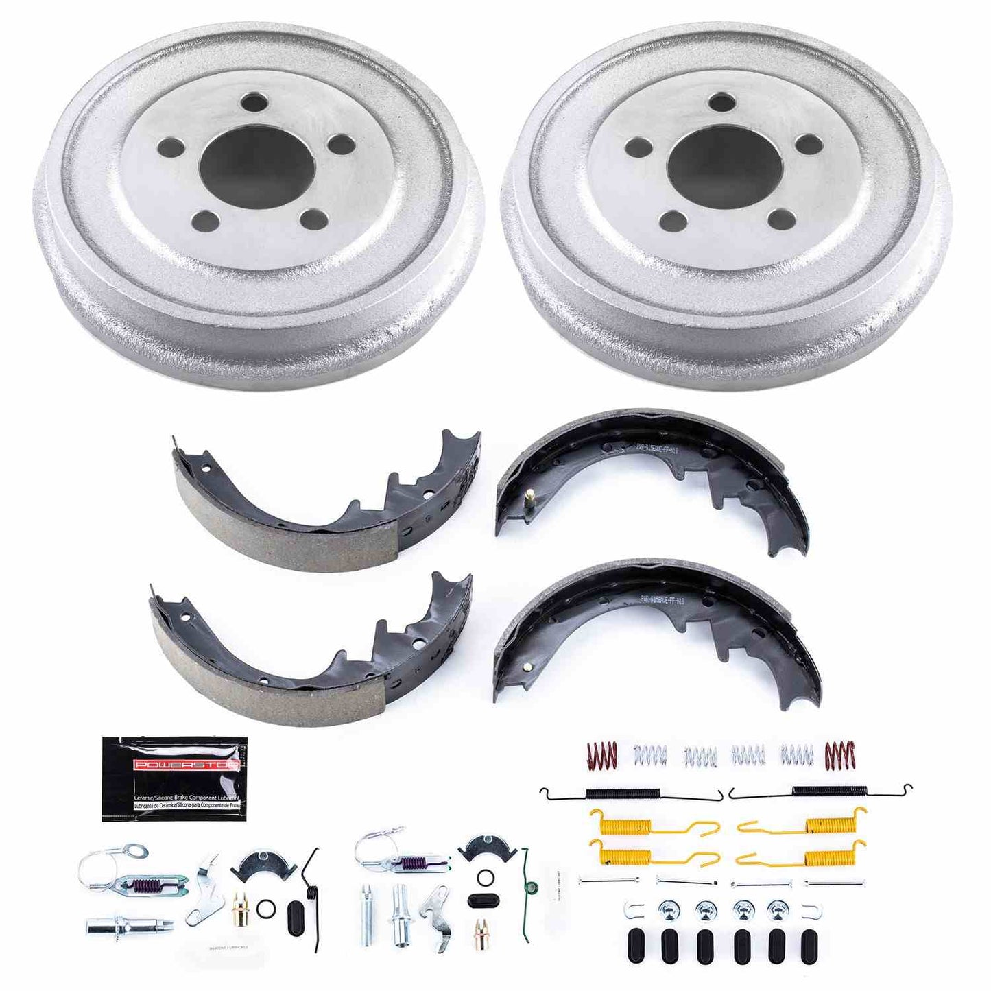 PowerStop Power Stop 2002 Jeep Liberty Rear Autospecialty Drum Kit KOE15375DK
