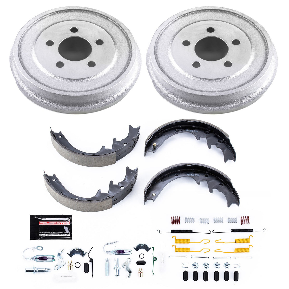 PowerStop Power Stop 2002 Jeep Liberty Rear Autospecialty Drum Kit KOE15375DK