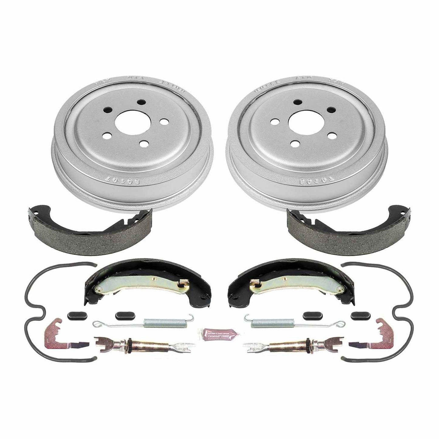 PowerStop Power Stop 03-05 Chevrolet Cavalier Rear Autospecialty Drum Kit KOE15380DK