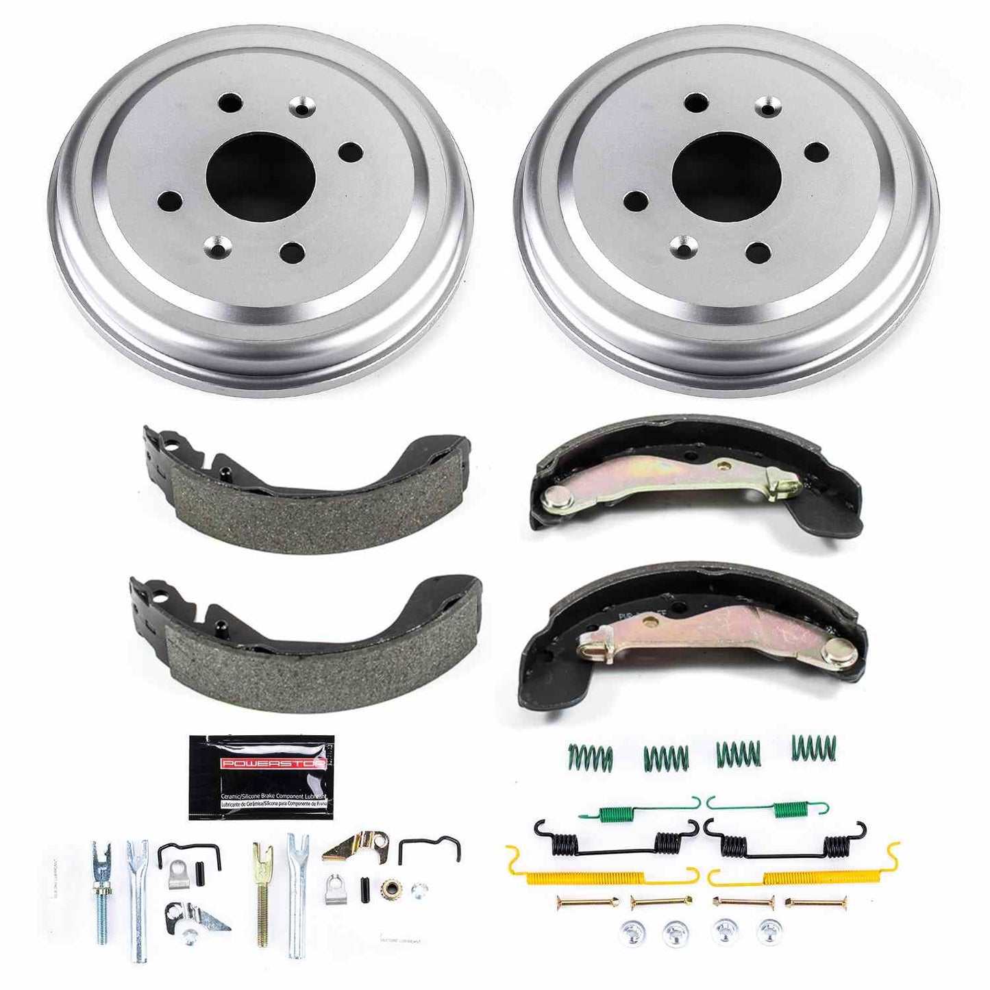 PowerStop Power Stop 07-11 Chevrolet Aveo Rear Autospecialty Drum Kit KOE15391DK