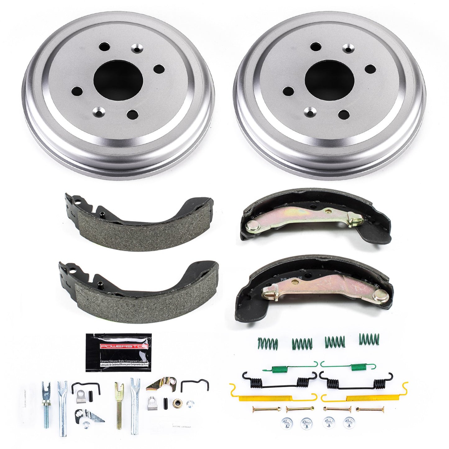 PowerStop Power Stop 07-11 Chevrolet Aveo Rear Autospecialty Drum Kit KOE15391DK