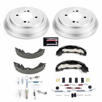 PowerStop Power Stop 06-11 Hyundai Accent Rear Autospecialty Drum Kit KOE15396DK
