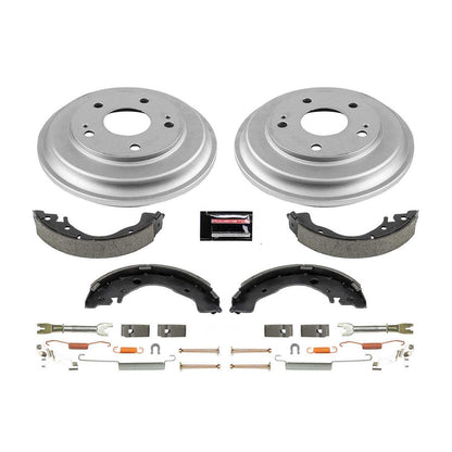 PowerStop Power Stop 06-11 Honda Civic Coupe Rear Autospecialty Drum Kit KOE15397DK
