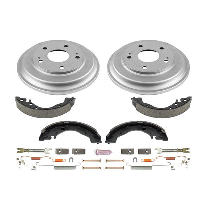 PowerStop Power Stop 12-15 Honda Civic Coupe Rear Autospecialty Drum Kit KOE15398DK