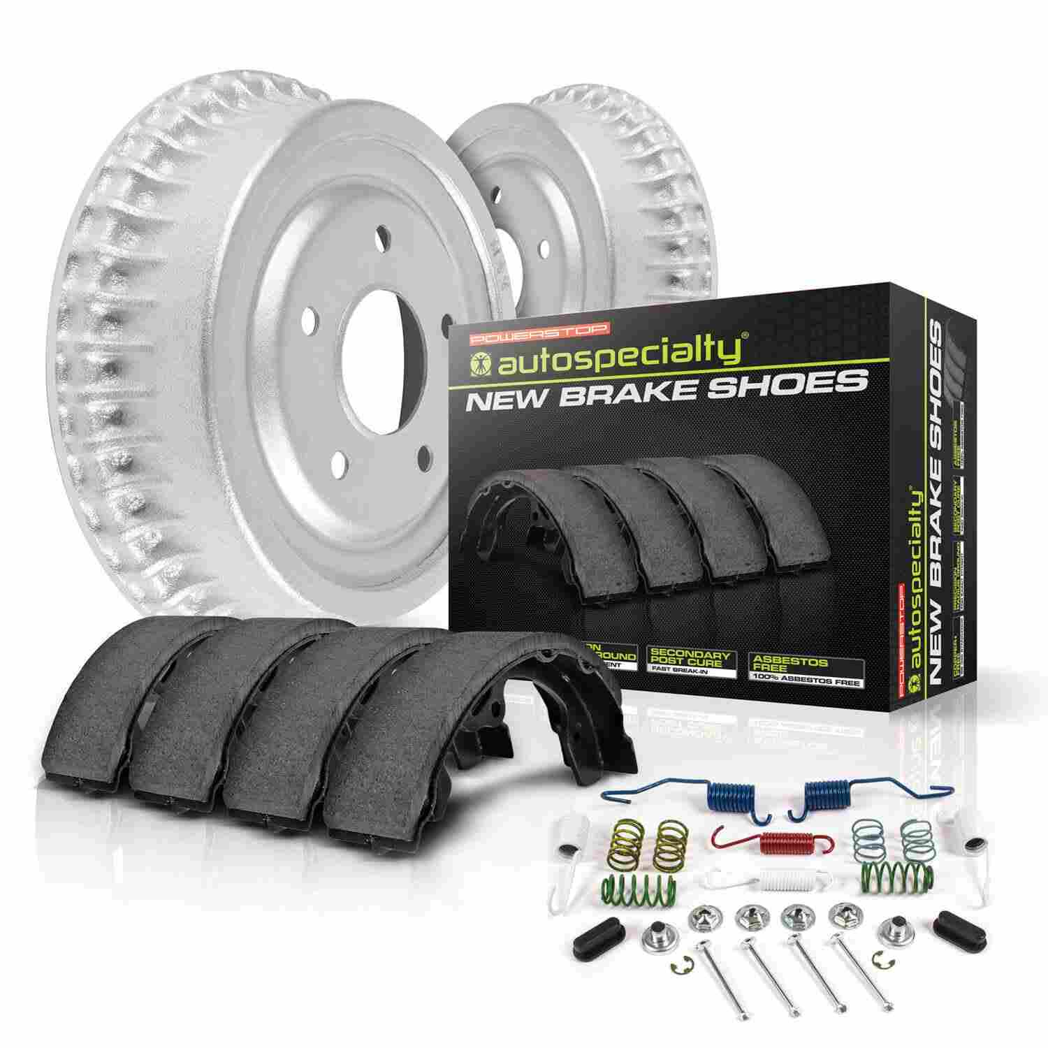 PowerStop Power Stop 09-12 Honda Fit Rear Autospecialty Drum Kit KOE15399DK