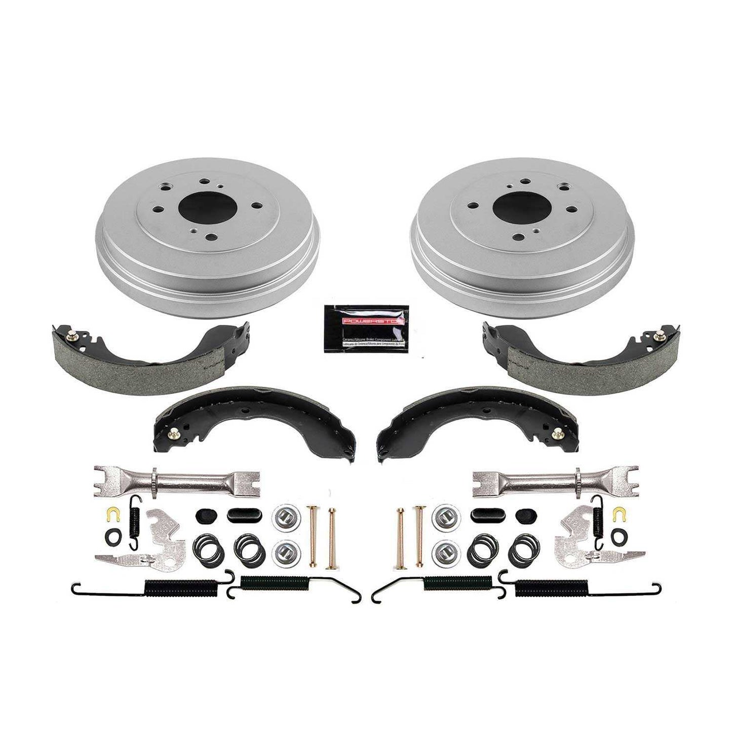 PowerStop Power Stop 10-14 Nissan Cube Rear Autospecialty Drum Kit KOE15404DK