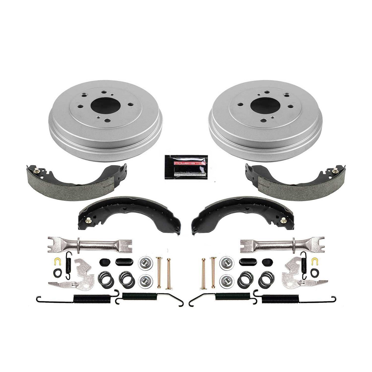 PowerStop Power Stop 10-14 Nissan Cube Rear Autospecialty Drum Kit KOE15404DK