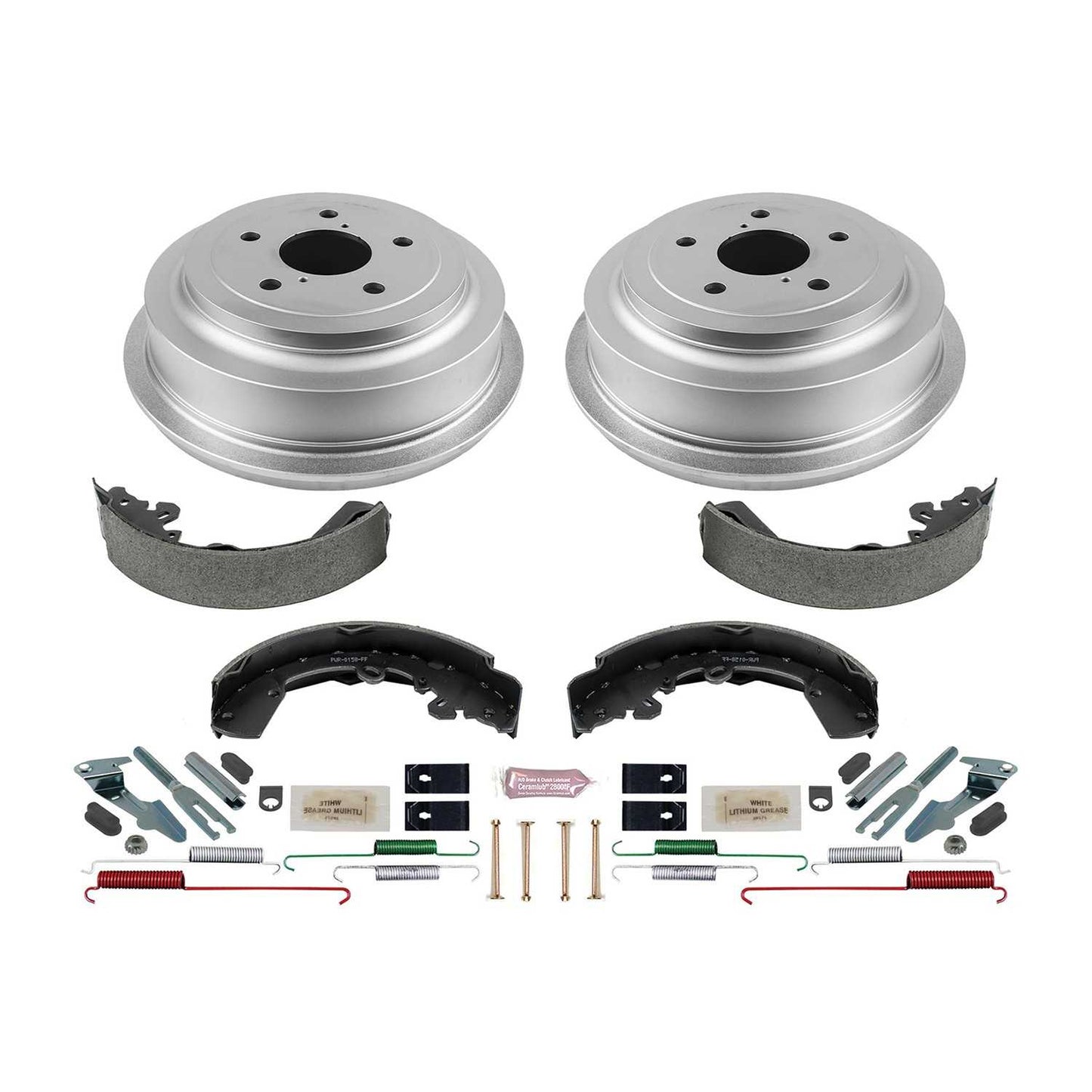 PowerStop Power Stop 05-10 Dodge Dakota Rear Autospecialty Drum Kit KOE15405DK