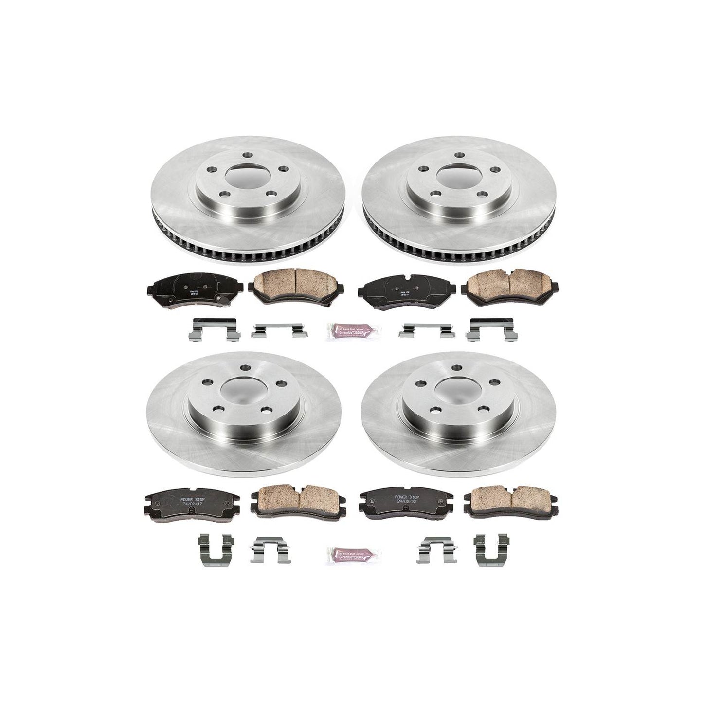 PowerStop Power Stop 98-02 Cadillac Seville Front & Rear Autospecialty Brake Kit KOE1550
