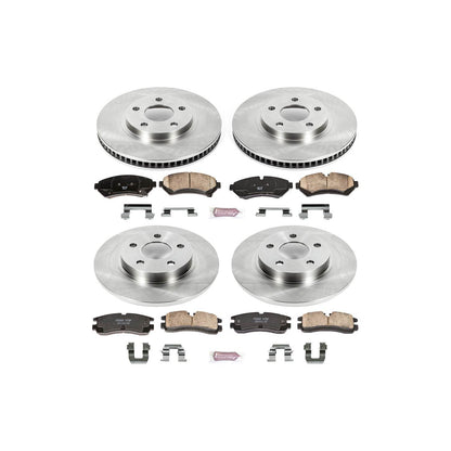 PowerStop Power Stop 98-02 Cadillac Seville Front & Rear Autospecialty Brake Kit KOE1550