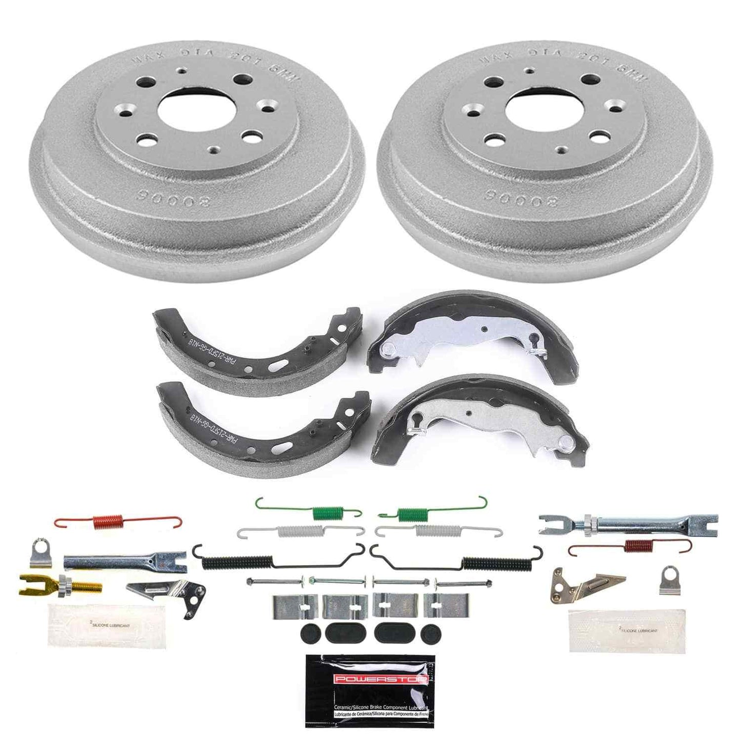 PowerStop Power Stop 11-14 Mazda 2 Rear Autospecialty Drum Kit KOE15514DK