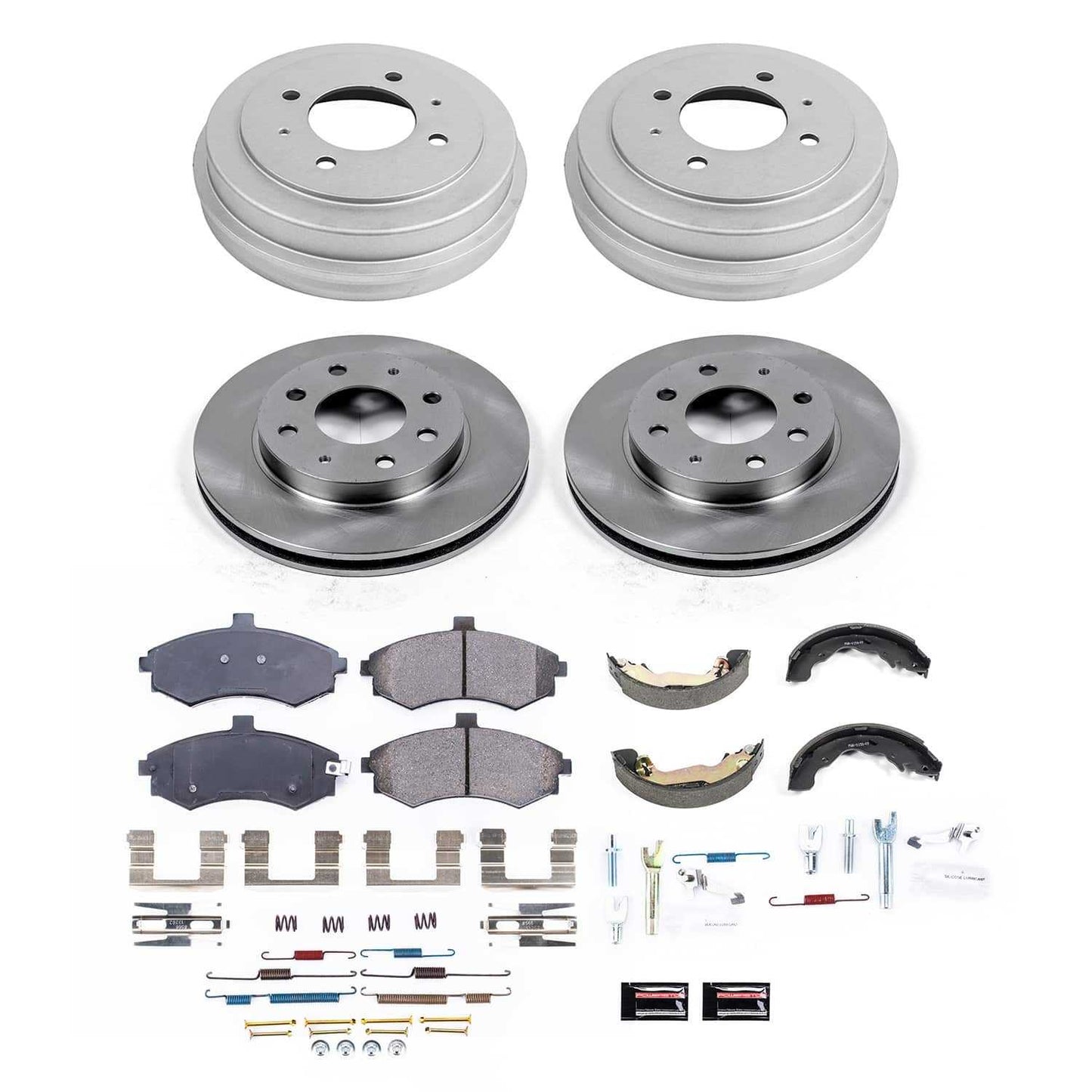 PowerStop Power Stop 03-05 Hyundai Elantra Front & Rear Autospecialty Brake Kit KOE15527DK