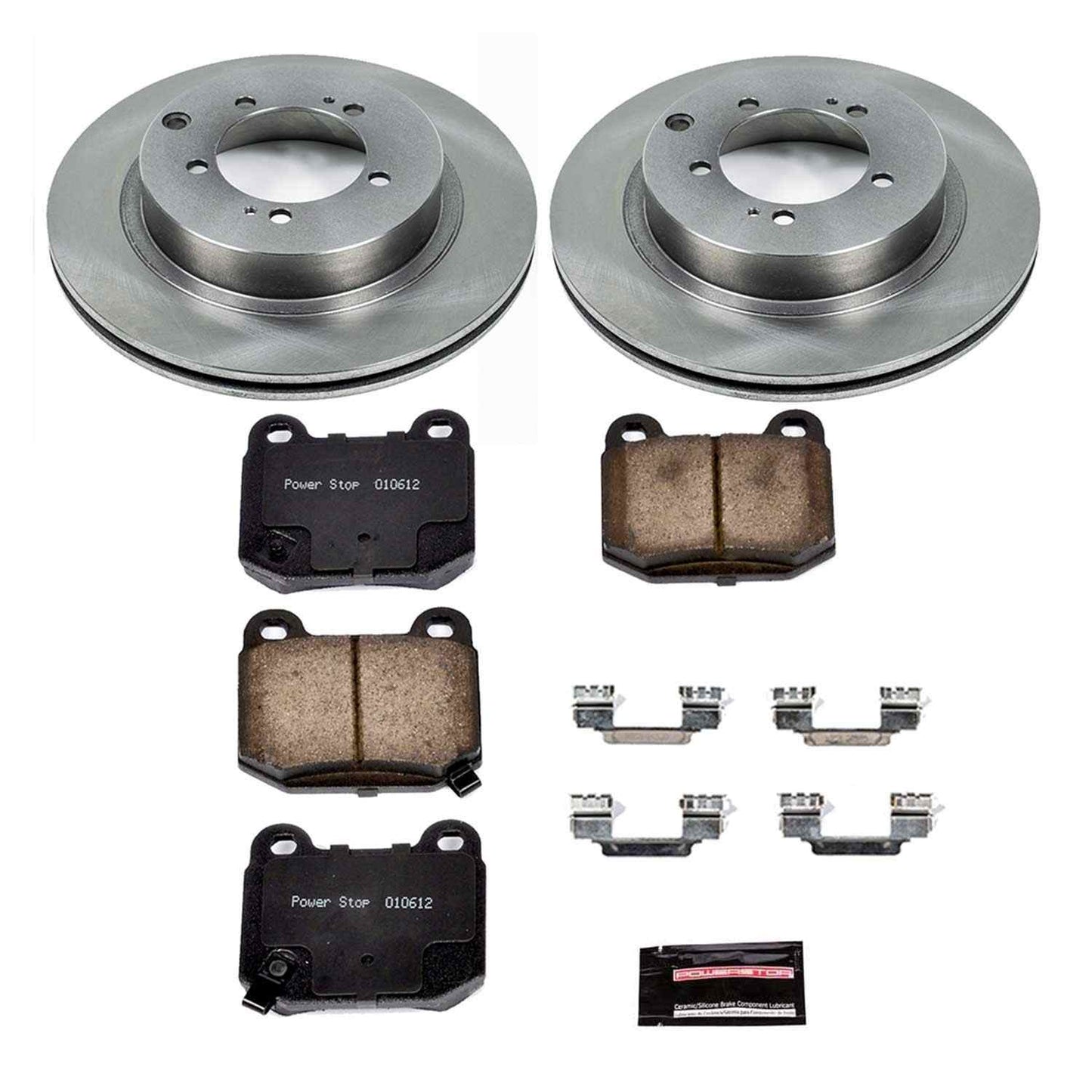 PowerStop Power Stop 03-06 Mitsubishi Lancer Rear Autospecialty Brake Kit KOE156