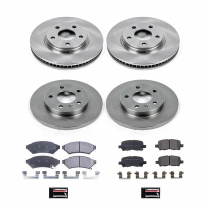 PowerStop Power Stop 05-09 Buick Allure Front & Rear Autospecialty Brake Kit KOE1589