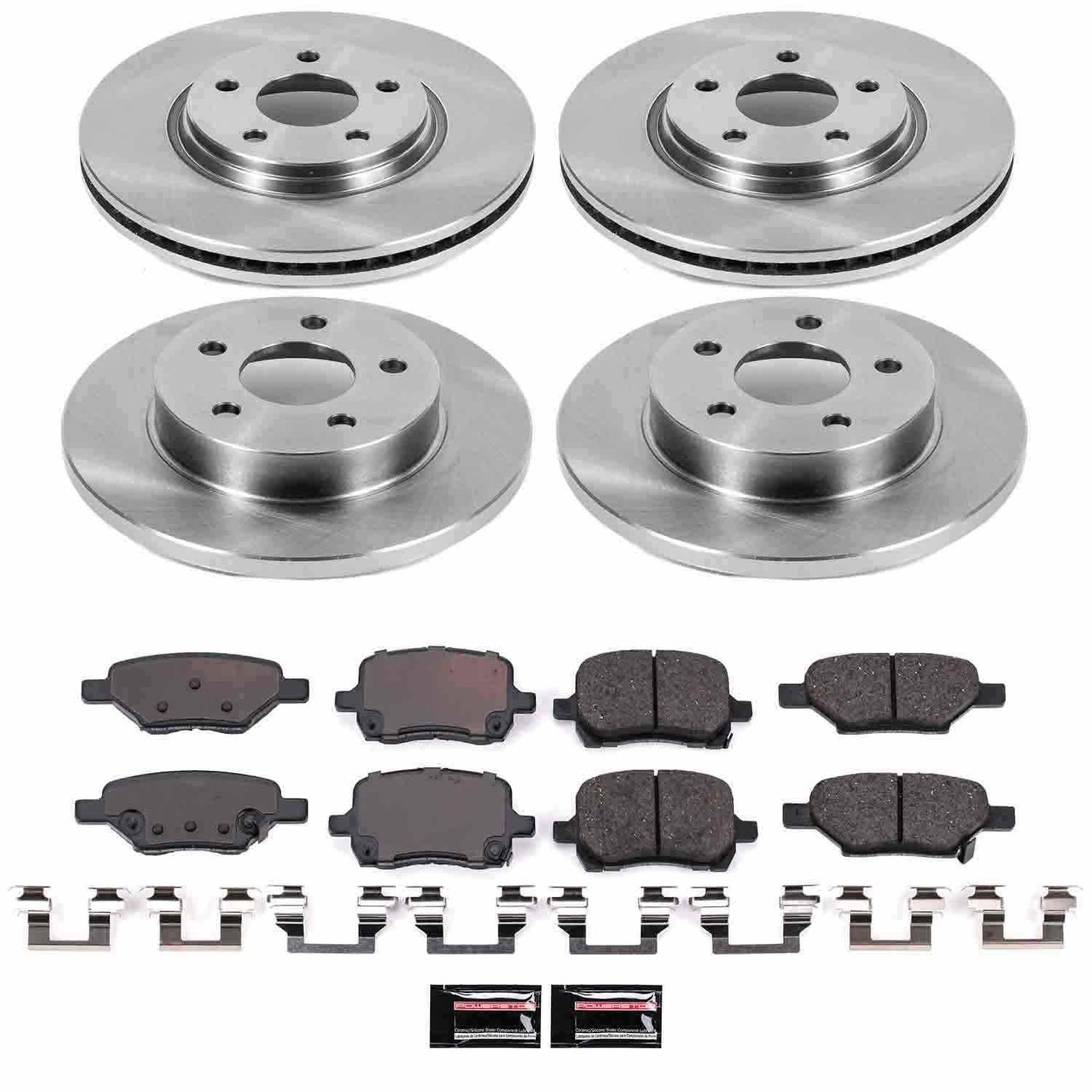 PowerStop Power Stop 05-06 Chevrolet Cobalt Front & Rear Autospecialty Brake Kit KOE1612