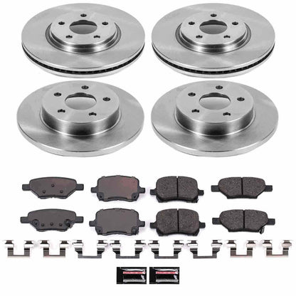 PowerStop Power Stop 05-06 Chevrolet Cobalt Front & Rear Autospecialty Brake Kit KOE1612