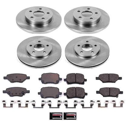 PowerStop Power Stop 04-08 Chevrolet Malibu Front & Rear Autospecialty Brake Kit KOE1618