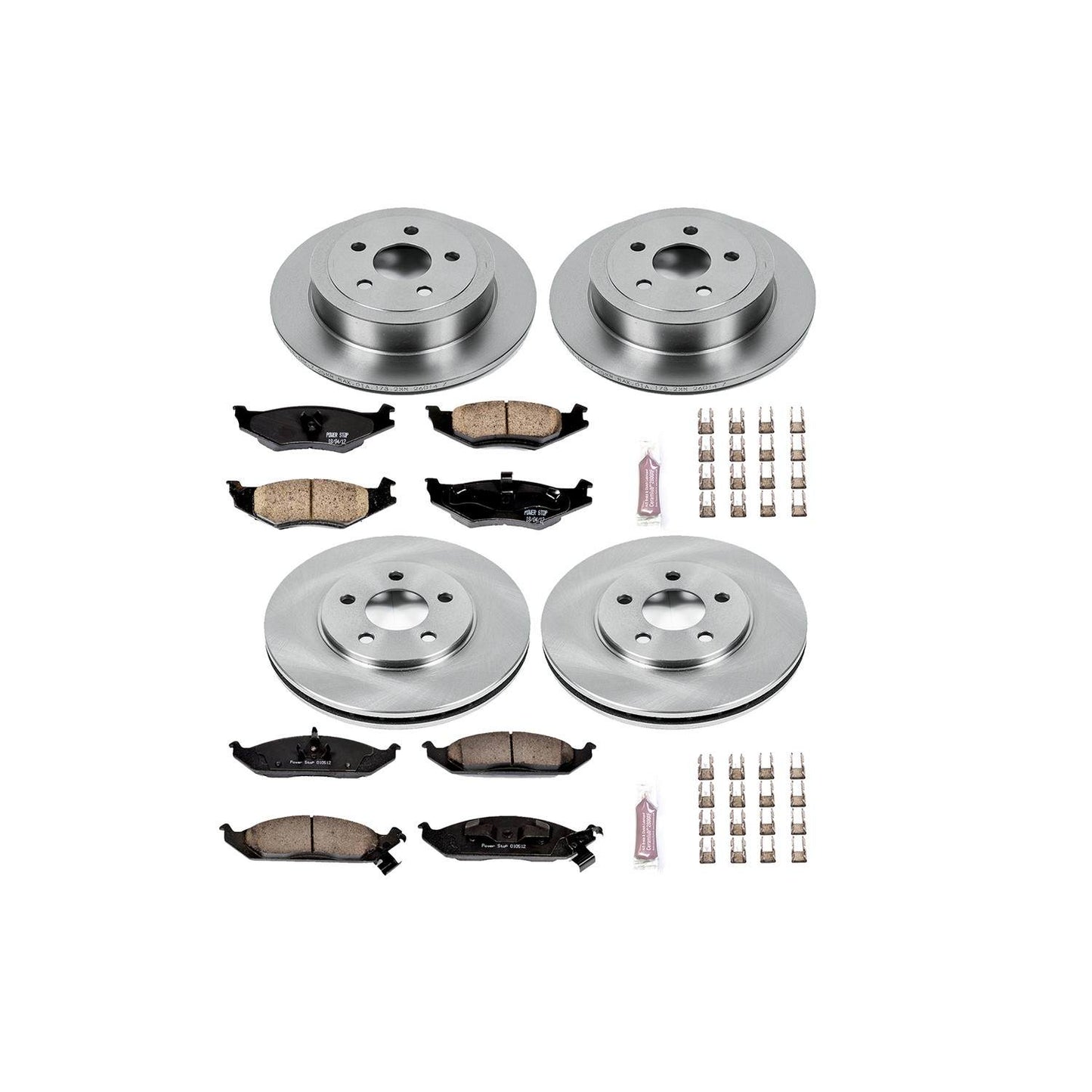 PowerStop Power Stop 96-00 Plymouth Breeze Front & Rear Autospecialty Brake Kit KOE1677